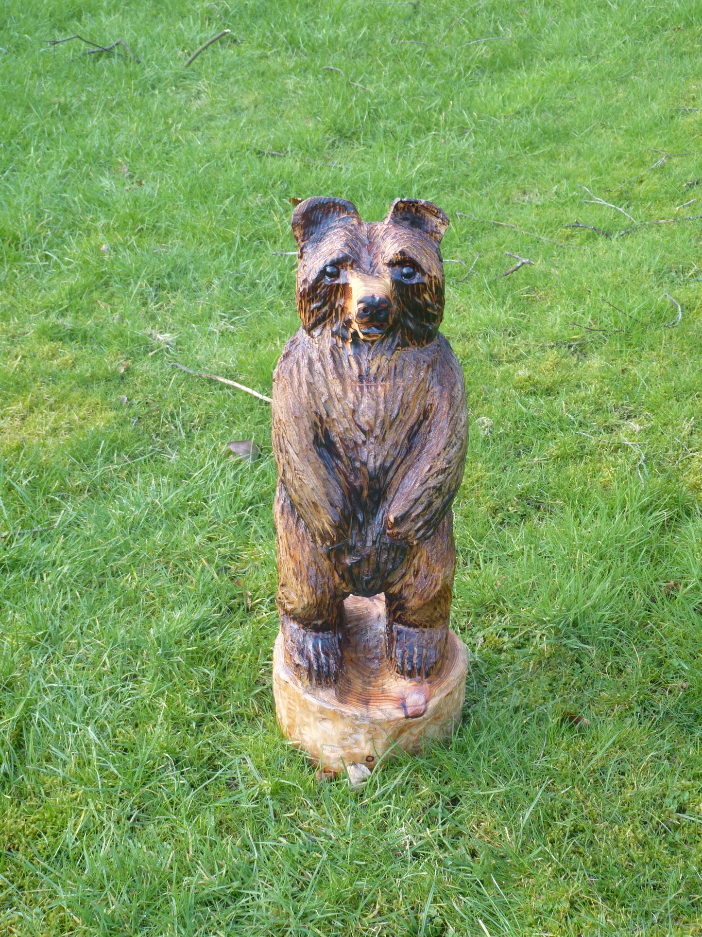 1 Chainsaw Carved Standing Bear