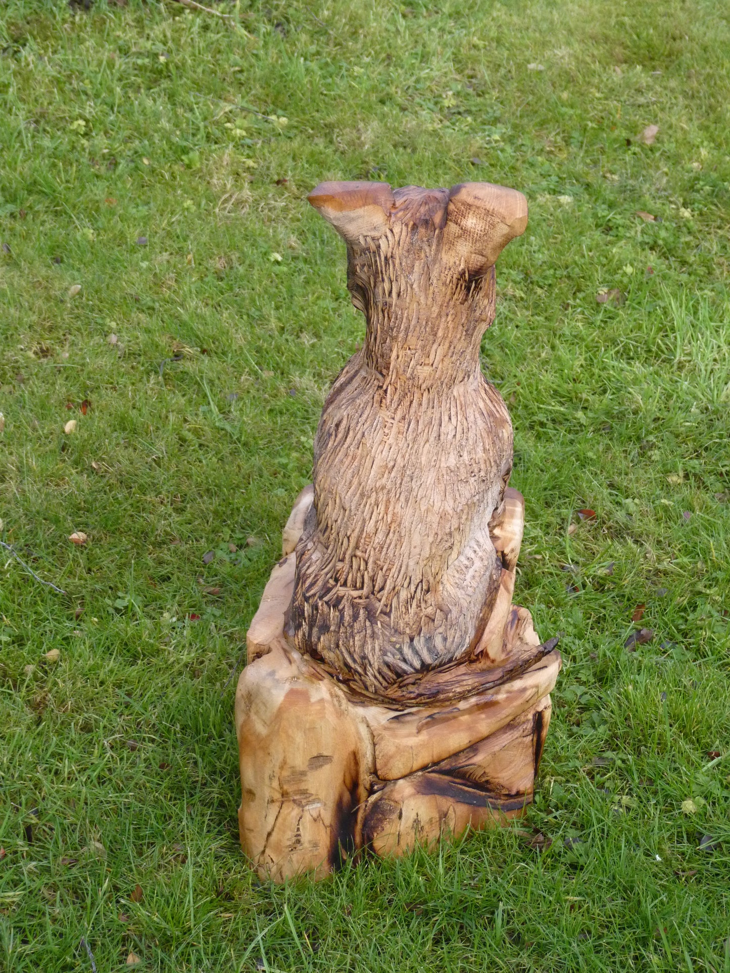 1 Chainsaw Carved Miniature Schnauzer